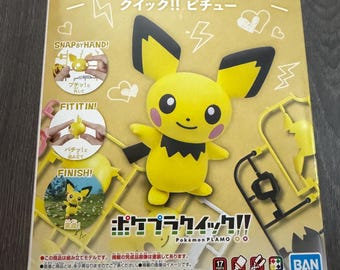 ¡Colección rápida de Pokémon Plamo! Kit de modelo de Pichu (Bandai, japonés)