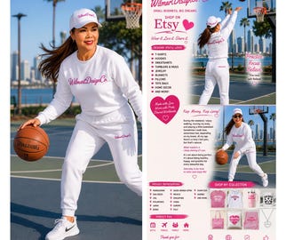 Wilmart Shopping Guide sweatshirt | Retro store ad graphic crewneck. WilmartDesignCo-2 pcs jogging Set Sweatshirt & Jogging Pants 65.00