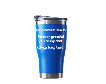 Taza de viaje con cita divertida para papá / Vaso térmico de 20 oz