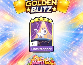 Monopoly Go 5 Star Golden Blitz - Showstopper Set 19