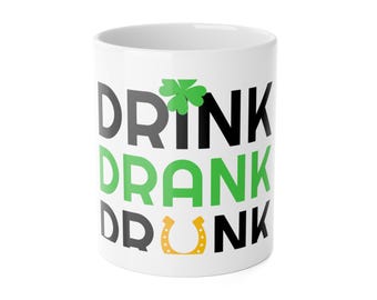 Vit keramisk mugg, 283 g