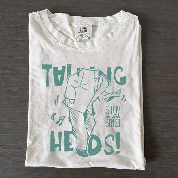 Talking Heads Stop Making Sense Shirt, Vintage Band Tee, 80s Rock