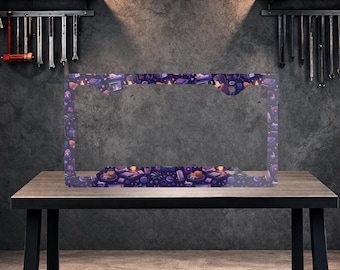 Anime License Plate Frame, Custom License Plate Frame, Personalized Car Tag Frame, Metal Plate Frame, Car Decor Gift, Car Accessories