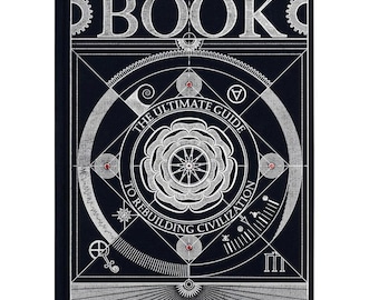 The Book The Ultimate Guide to Rebuilding Civilization Illustrated Hardcover Science History Engineering Knowledge Manual Gift for Preppers