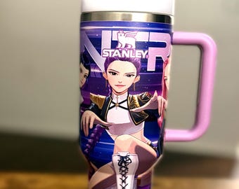 Kpop Huntrix | 40oz Stanley Cup | Mira, Rumi & Zoey | Includes Straw + Straw Topper