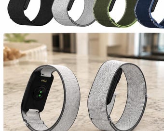 Nylonarmband för Garmin CIRQA Smart Band, Andningsbart Justerbart Vävt Sportarmband, Snabbkoppling CIRQA Ersättningsarmband