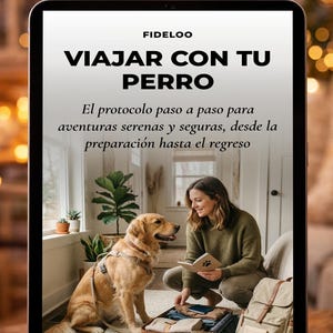 Guía Viajar con Roro eBook - Protocolo Viaje Seguro, Educación Canina, Aventura con Mascota, Adiós Ansiedad en Coche