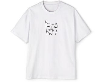 Lil Missy | Luxus weißes übergroßes T-Shirt