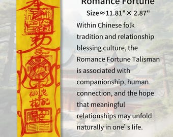 Chinese Talismanic,charm,Romance Fortune Talisman,Amulet,Talismanic,Chinese charm,Good luck,Gift,Bless,Protect,Chinese fortune,Omamori
