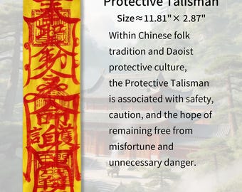 Chinese Talismanic,charm,Protective Talisman,Amulet,Talismanic,Chinese charm,Good luck,Gift,,Bless,Protect,Chinese fortune,Omamori