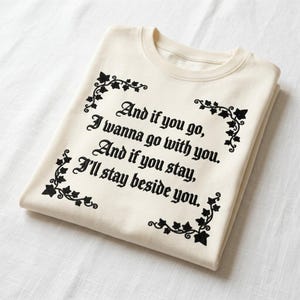 Matriz de Bordado Frase Romântica e Hera para Casamento, Bodas e Presentes Personalizados