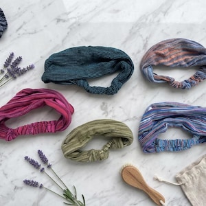 Boho Cotton Headband | Stretch Head Wrap, Yoga Hair Band, Assorted Patterns