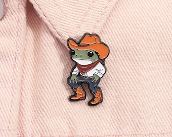 CowFrog Enamel Pins