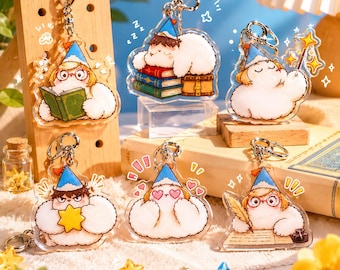 Witch Hat Atelier | Brushbuddy Keychain | Kawaii Fantasy Keyring Gift
