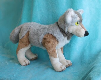 Wolf Plush Pattern PDF Instant Download / Canine Plush Pattern