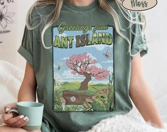 Disney A Bug's Life Ant Island Greetings T-Shirt, California Adventure A Bug's Land Trip Tee, Heimlich Flik Ride Disney Shirt