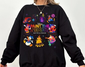 Disneyland Paint The Night Parade Tee, Family Vacation Holiday Gift, Disneyland 70th Anniversary Celebration Shirt