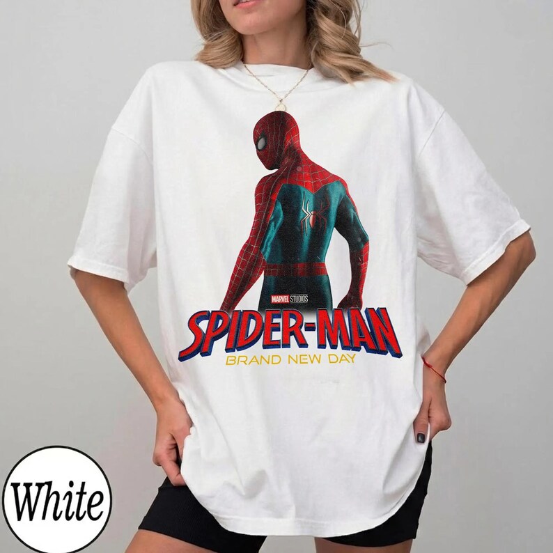 Marvel Spider-Man: Brand New Day Tee, Disneyland Family Matching Shirt, Peter Parker Marvel Avengers, MCU Comics Superhero T-Shirt image 3