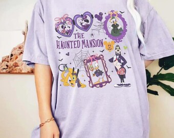 Coquette Bows Mickey & Friends Haunted Mansion Tee, Disney Stretching Room Shirt, Foolish Mortals Top, Disneyland Halloween 2026 Party