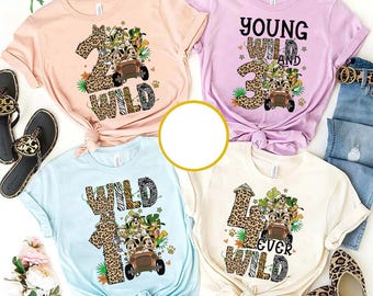Personalized Disney Mickey & Friends Animal Kingdom Birthday Tee, Mickey Minnie Birthday Shirt, Disneyland Family Matching Birthday Shirt