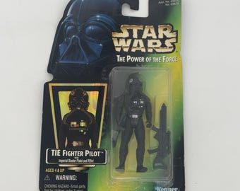 Star Wars 1997 Thi Fighter Pilot El Poder de la Fuerza Kenner 69673 NISP
