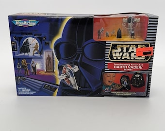 Star Wars Micro Machines DARTH VADER Set de acción transformable 1997 NISB