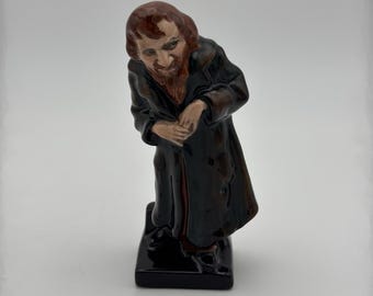 Figura vintage de Royal Doulton "FAGIN" de Charles Dickens -Porcelana fina- MI Inglaterra