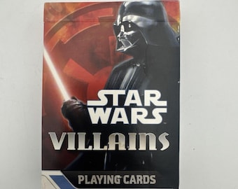Cartamundi Juego de cartas Villanos de Star Wars Naipes VG/EX