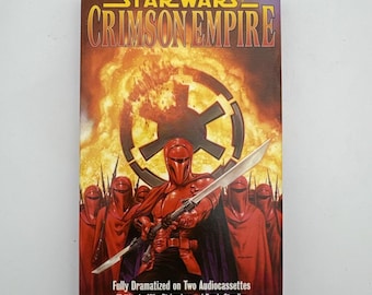 RARE 1999 Star Wars Crimson Empire Cassette Audiobook 2 Tape Set NOS