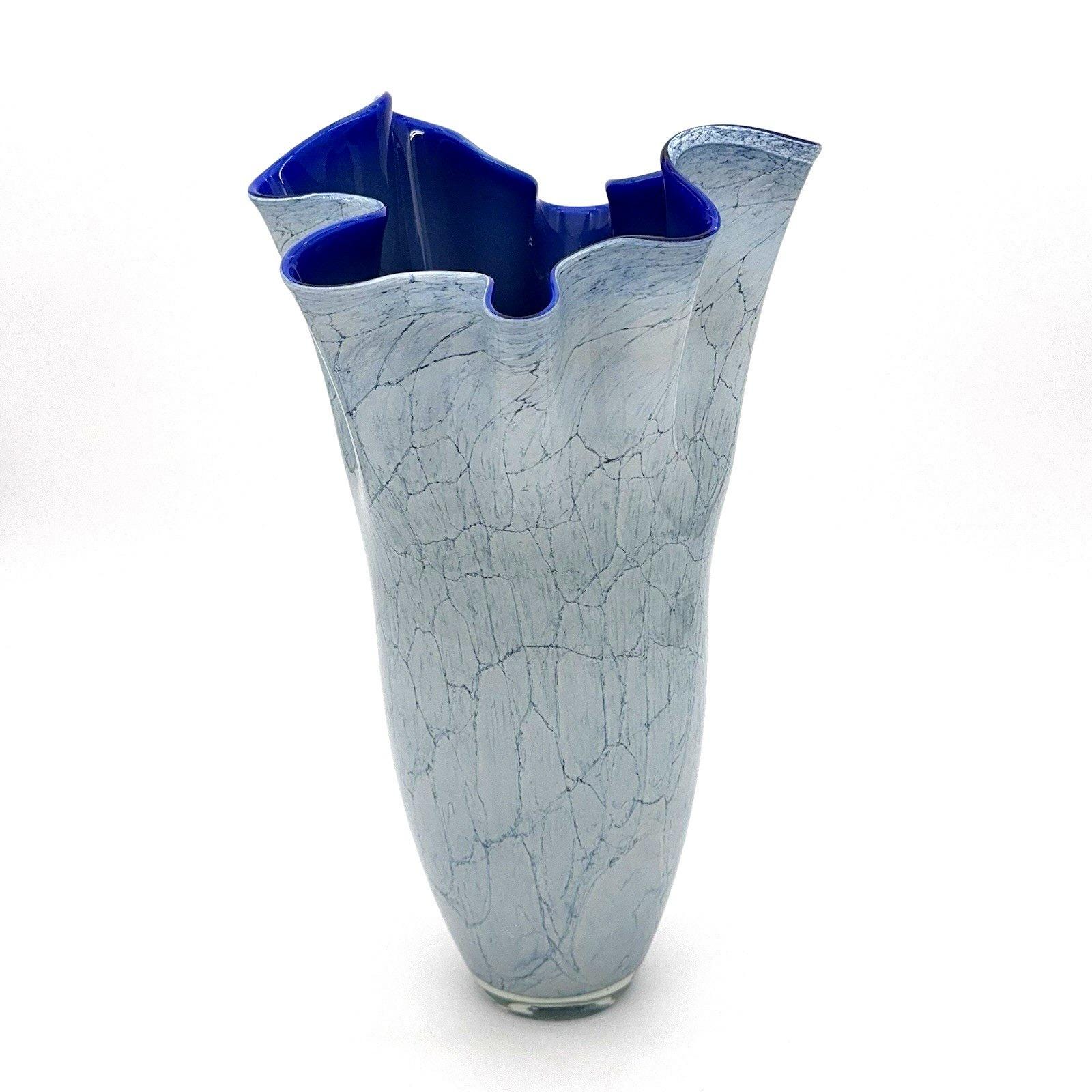 Jozefina Krosno Vase Blue - Etsy