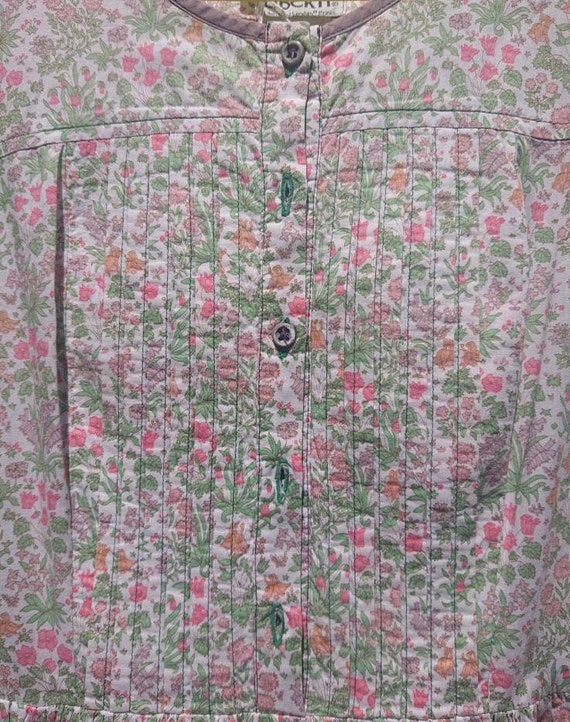 Vintage liberty print dress circa 1980's. - image 10