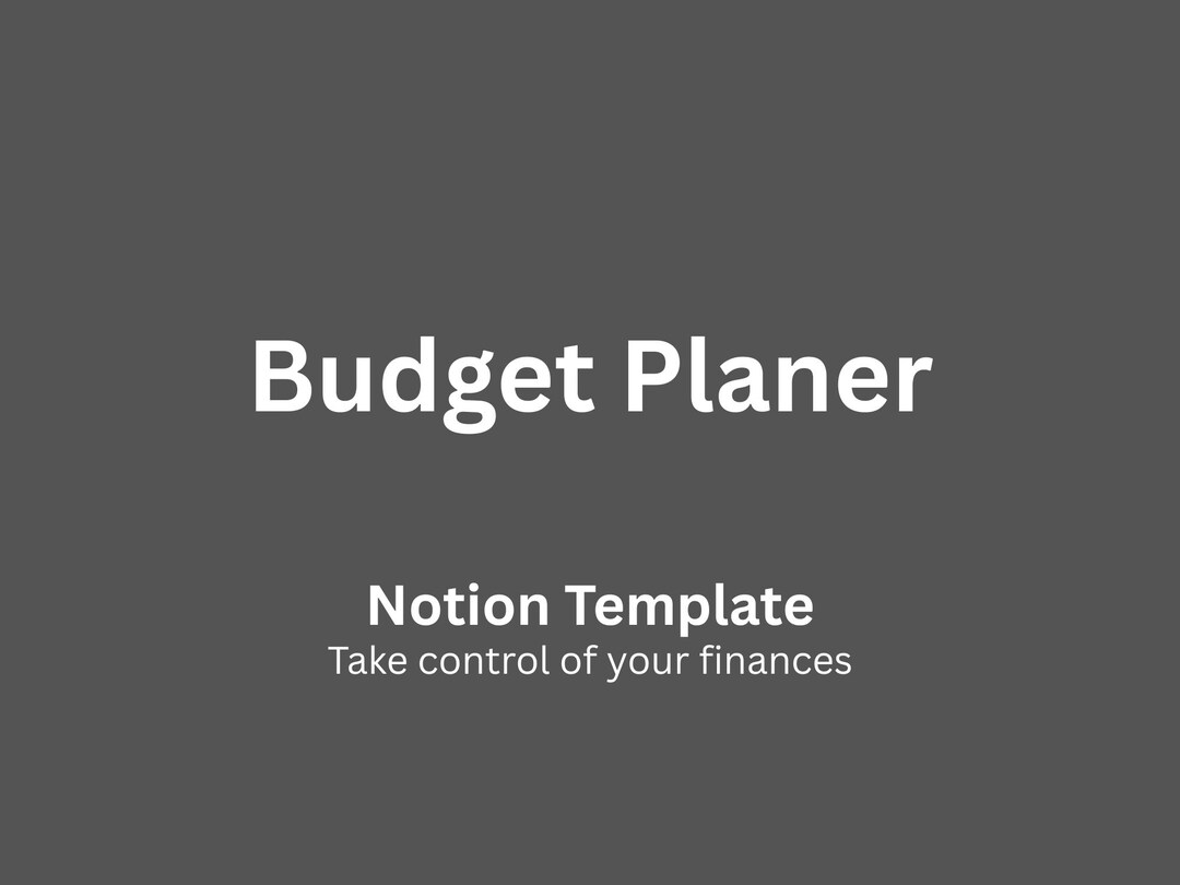 Budget Planner Notion Template, Expense Tracker, Income Tracker ...