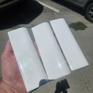 54 pc lot of Interceramic  2x6 Glossy White mud cap A4200 . Including 4 corner pcs