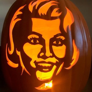 The Munsters Characters Hand-carved on a Foam Pumpkin for Halloween ...