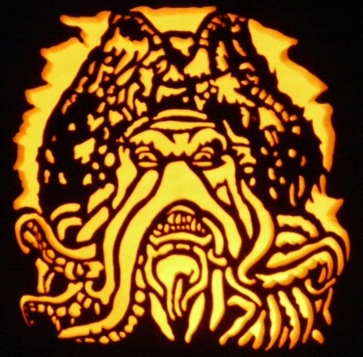 Hand-carved Davey Jones From Pirates of the Caribbean Carved on a Foam Pumpkin - Etsy hand-carved-davey-jones-from-pirates-of-the-caribbean-carved-on-a-foam-pumpkin-etsy