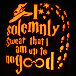 I solemnly swear... pumpkin