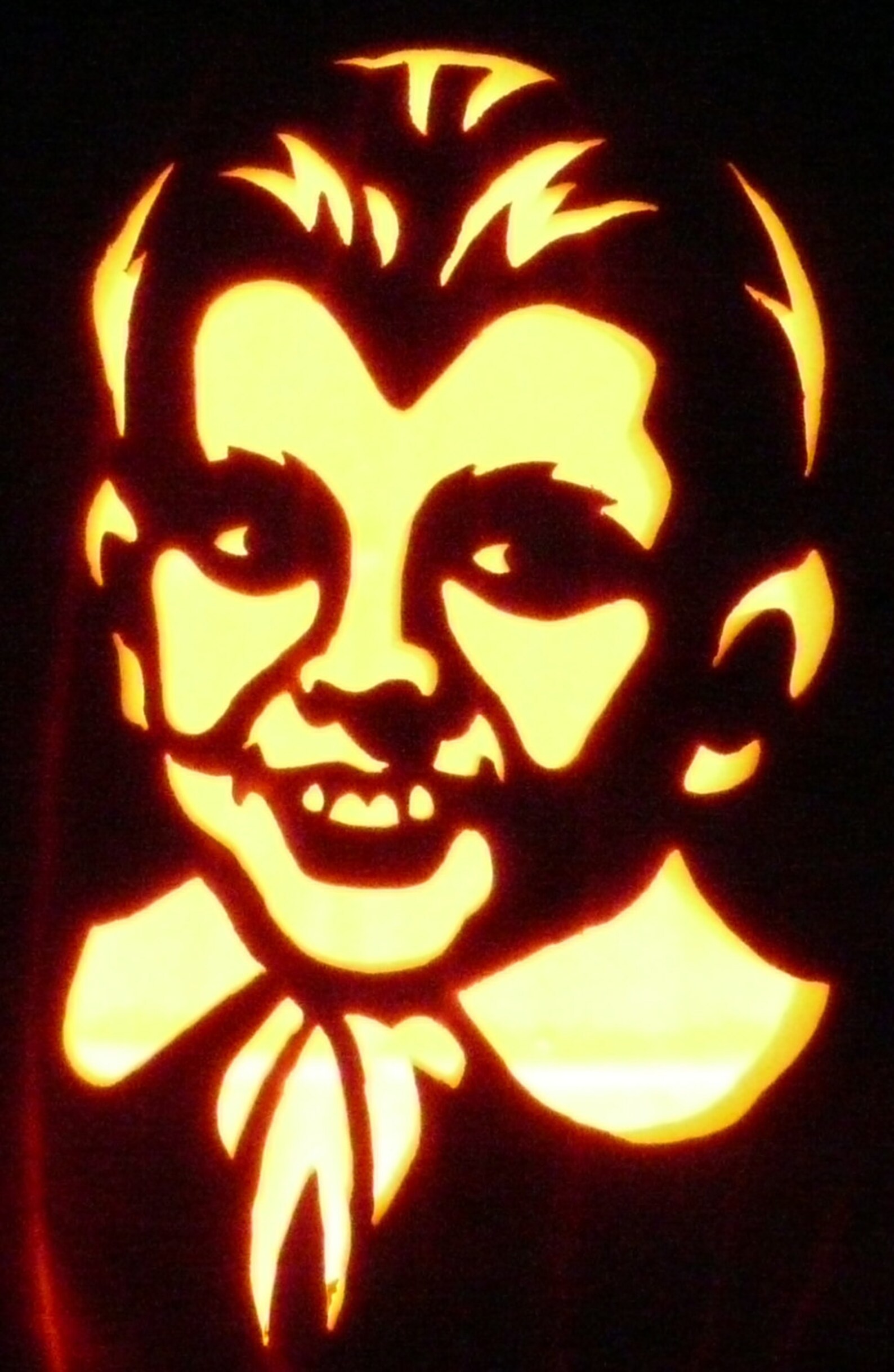 Herman Munster Character Hand-carved on a Foam Pumpkin for - Etsy UK