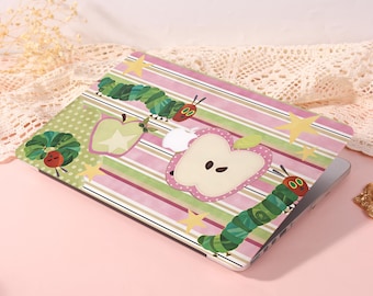 Hungry Caterpillar Custom Hard Matte Lptop Case,2026 Macbook Air 13/15,Neo A18,Macbook Pro 13/14/15/16,Ret 13/15,Macbook M4 M5,Gift For Her
