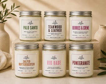 Hand-Poured Soy Wax Candle | Choose Your Scent (8 oz)