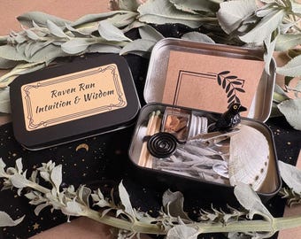 White Sage Smudge Kit: Single Stem Sage & Palo Santo Chips, On the Go, Travel