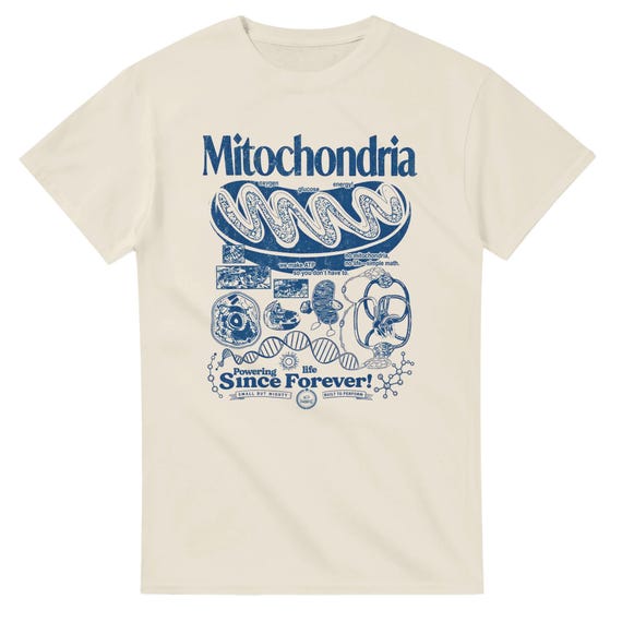 Mitochondria Shirt, Cell Biology T-Shirt for Science Enthusiasts