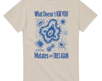 Biology Nerd Shirt, Funny Science T-Shirt with Mutate Phrase