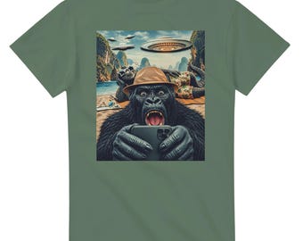 Godzilla and King Kong Beach Vacation T-Shirt