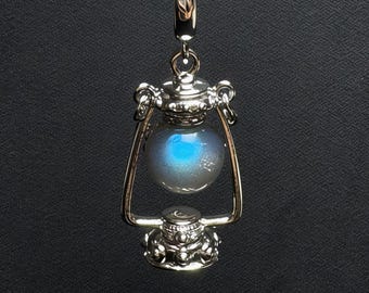 Vintage Laternen Anhänger mit Kristall Anhänger – Fairycore Edelsteinschmuck