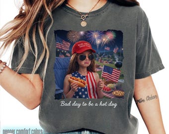 Funny Doll Face 4th of July PNG, Just Here For the Wieners Tshirt Design, USA 250th Anniversary Sublimation, Hotdogs Independence Day Humor