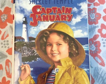 Shirley Temple ~ Captain January ~ VHS 1994 Color Version ~ Classic Movie Collectible ~ Excellent Condition