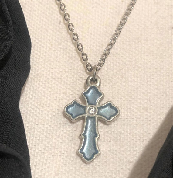 Christian jewelry religious necklace  catholic cr… - image 1