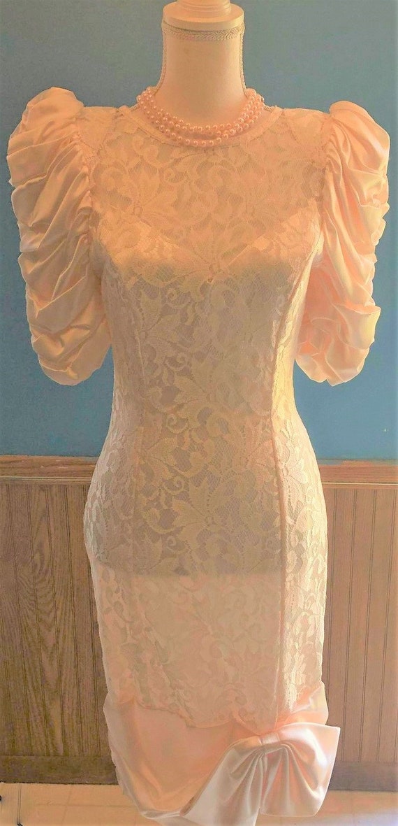 Lace Bridal Midi Dress ~ Ala Carte California  ~ … - image 2
