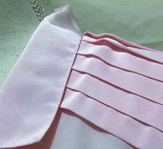 Light Pink Blouse ~ Short Sleeve ~ Liquid Silk ~ … - image 3