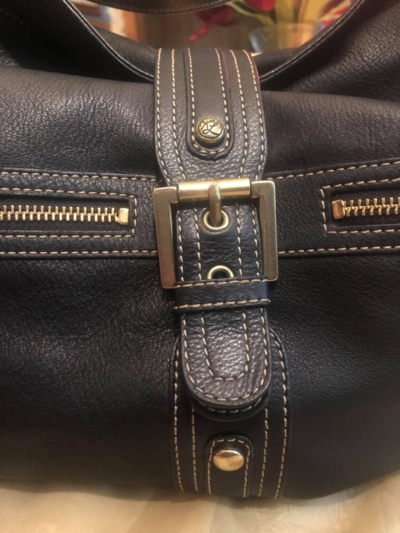 Kate Landry | Bags | Pink Fuschia Kate Landry Patent Leather Gold Shopper  Purse Bag Pockets Lining | Poshmark